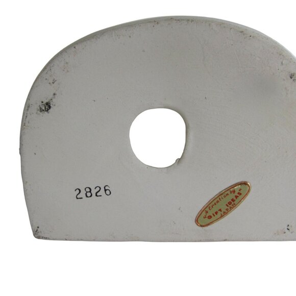 Vintage Enesco Mother in Kitchen Prayer Pink Lady Napkin Holder Ceramic Japan - Picture 5 of 8